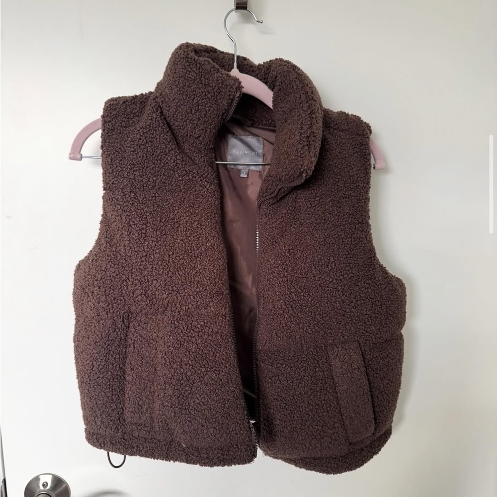 Chocolate Sherpa Vest